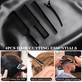 DUAIU barber cleaning brush to remove buildup after trimming