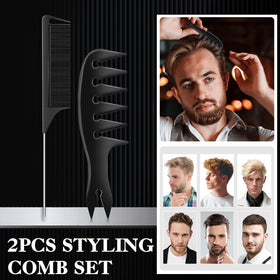 DUAIU flat-top clipper comb for precise edge definition