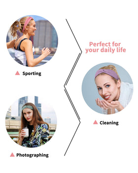 DUALFERV fashion headbands add a subtle knotted detail to refresh any outfit.