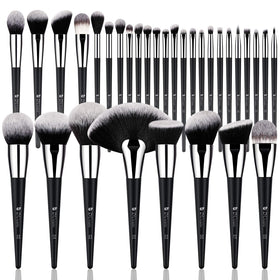 DUcare 32Pcs makeup brush set for full-face coverage.