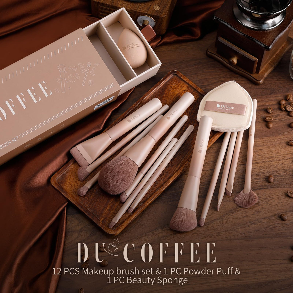 DUcare beauty blender sponge blends foundation for a flawless look