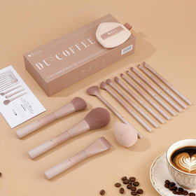 DUcare coffee series contour brush adds defined sculpting to features