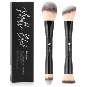 DUcare dual-end foundation-powder brush for smooth, even coverage on all skin types.