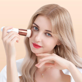 DUcare foundation brush flat-top blending cream foundation for precise contouring.