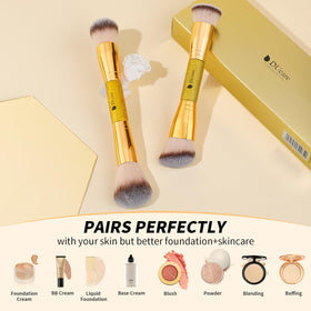 DUcare compact double-ended design supports versatile makeup routines anywhere