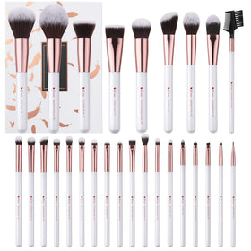 DUcare 27-piece makeup brush set collection for a complete daily routine.
