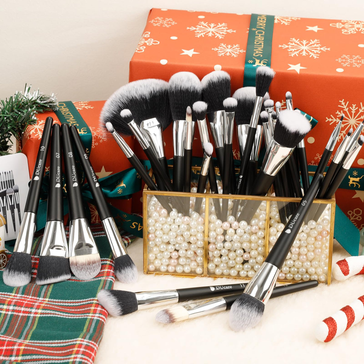 DUcare numbered brushes and included owner's guide for easy use.