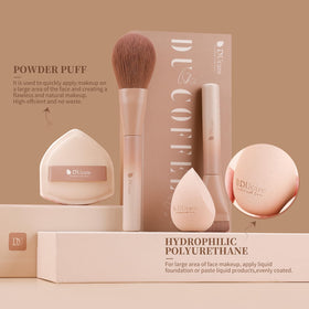 DUcare powder puff helps even set and diffuse powder for matte skin