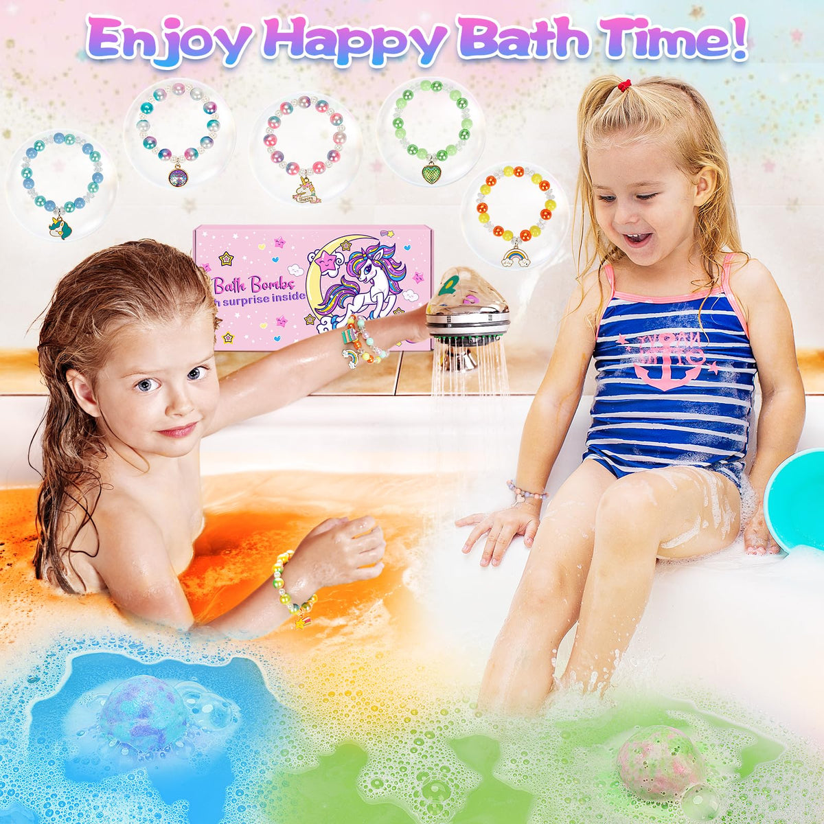 Duchong Unicorn Bath Bombs Safe Ingredients emphasize environment-friendly materials and mild formulas.