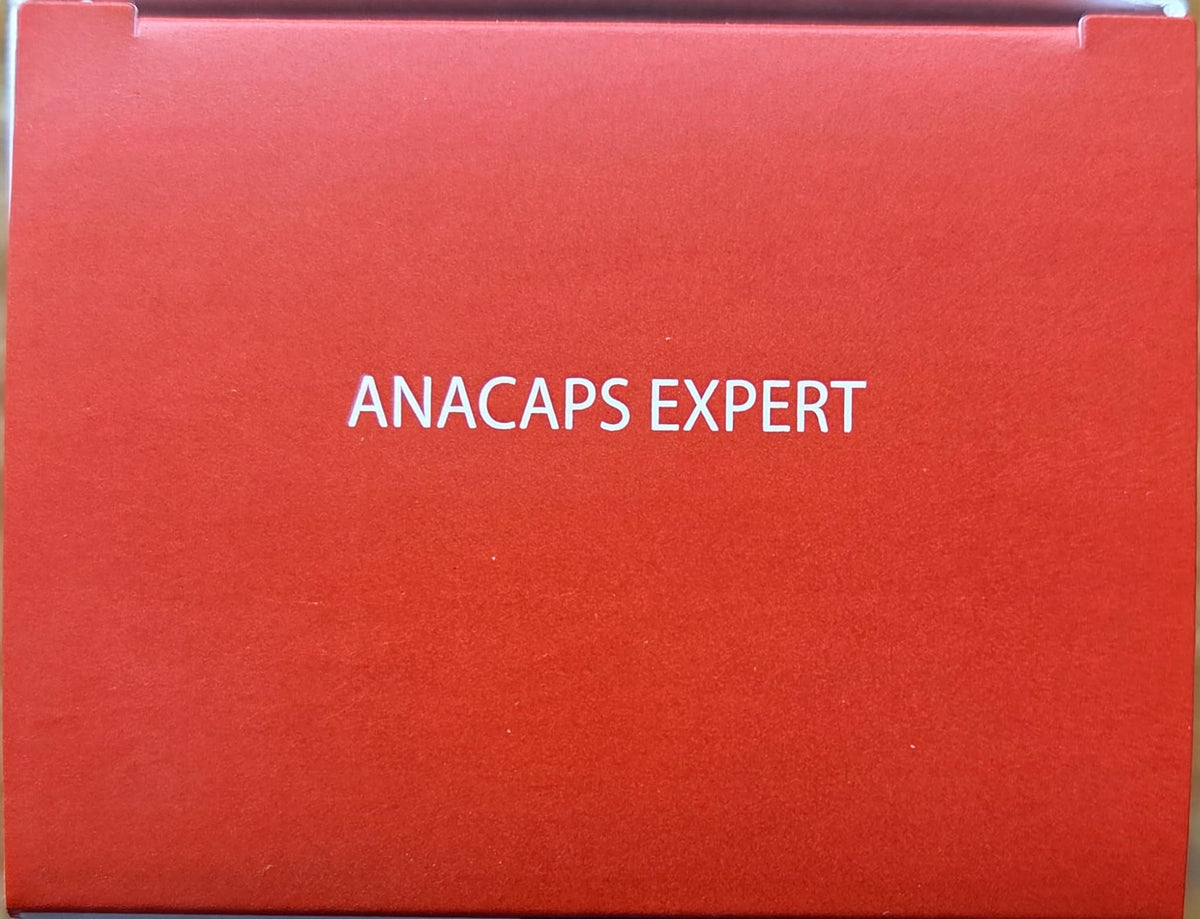 Ducray Anacaps Expert packaging on shelf with clear usage benefits.