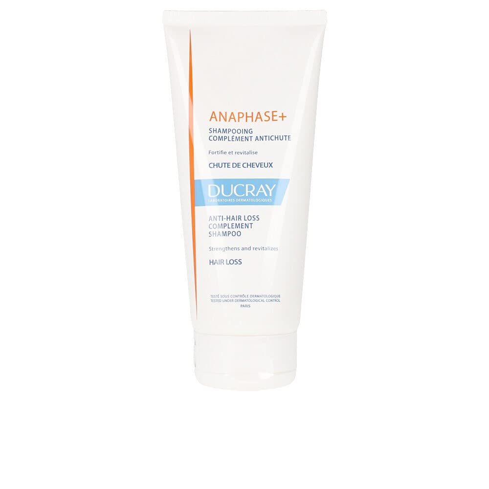 Ducray Anaphase+ Strengthening Shampoo bottle for daily fortifying care and fuller-looking hair
