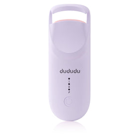 DUDUDU heated eyelash curler with 2-level temp display for consistent curls
