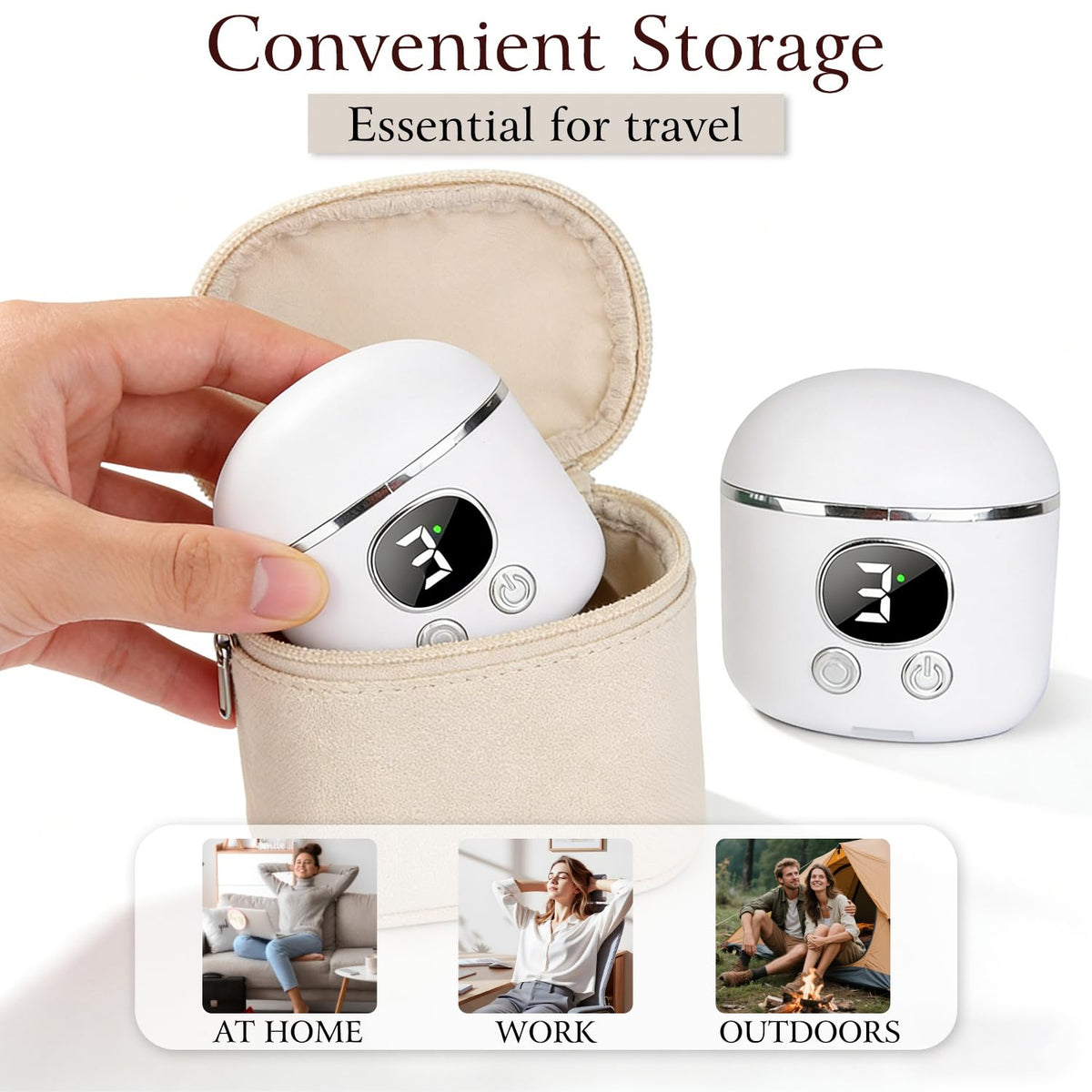 Dufuphae ergonomic grip design for comfortable, controlled use during grooming.
