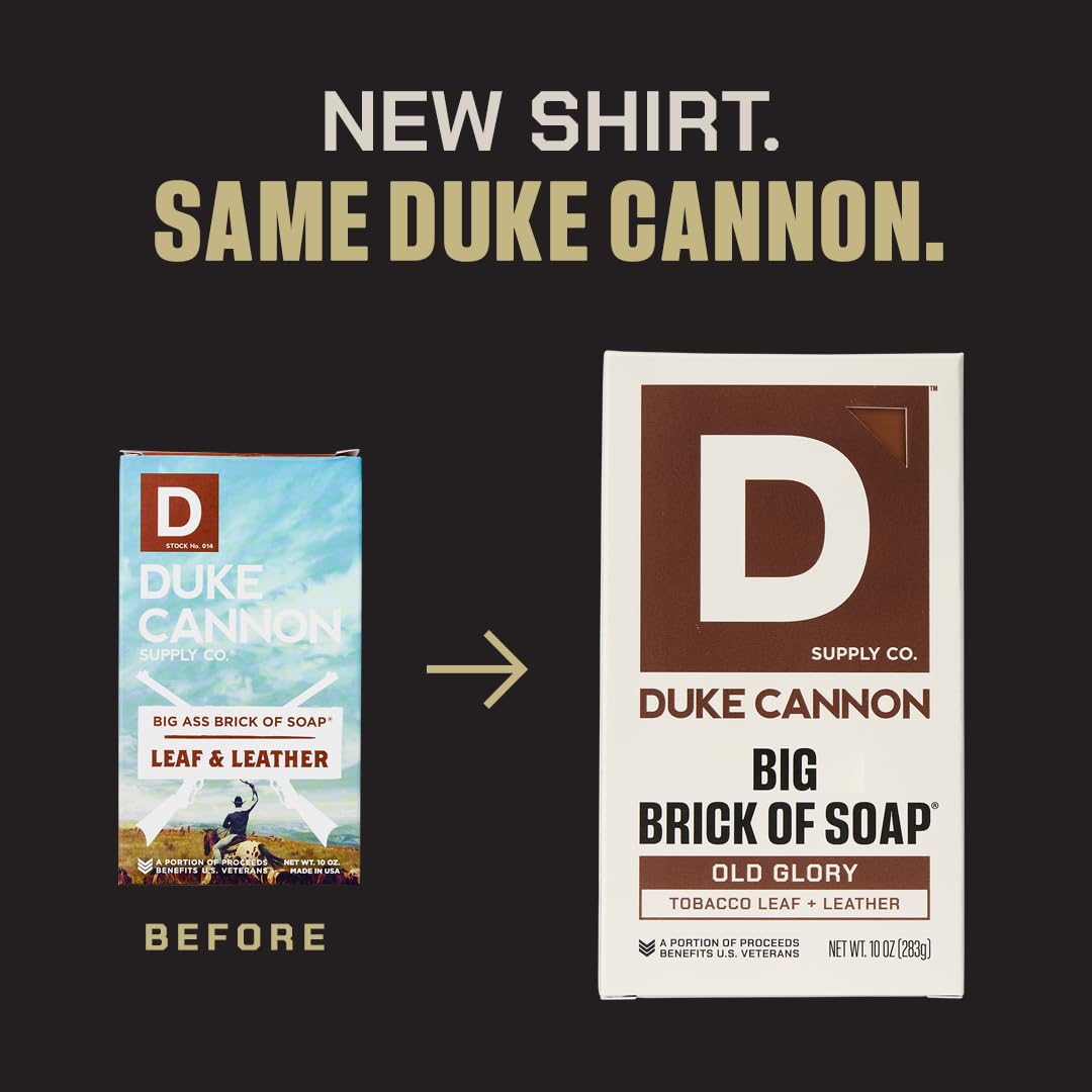 Duke Cannon Big Brick Midnight Swim soap, clean aquatic fragrance