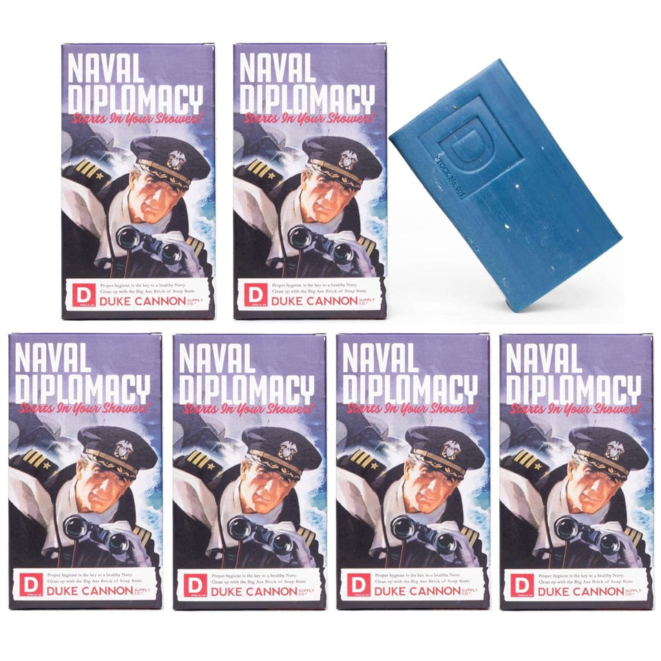 Duke Cannon Big Brick Soap Naval Diplomacy pack for rugged daily cleansing
