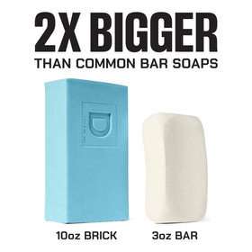 Duke Cannon 10 oz brick offers long-lasting, durable cleansing