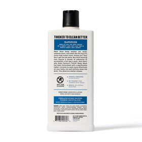 Duke Cannon lather close-up shows rich foam for easy cleansing