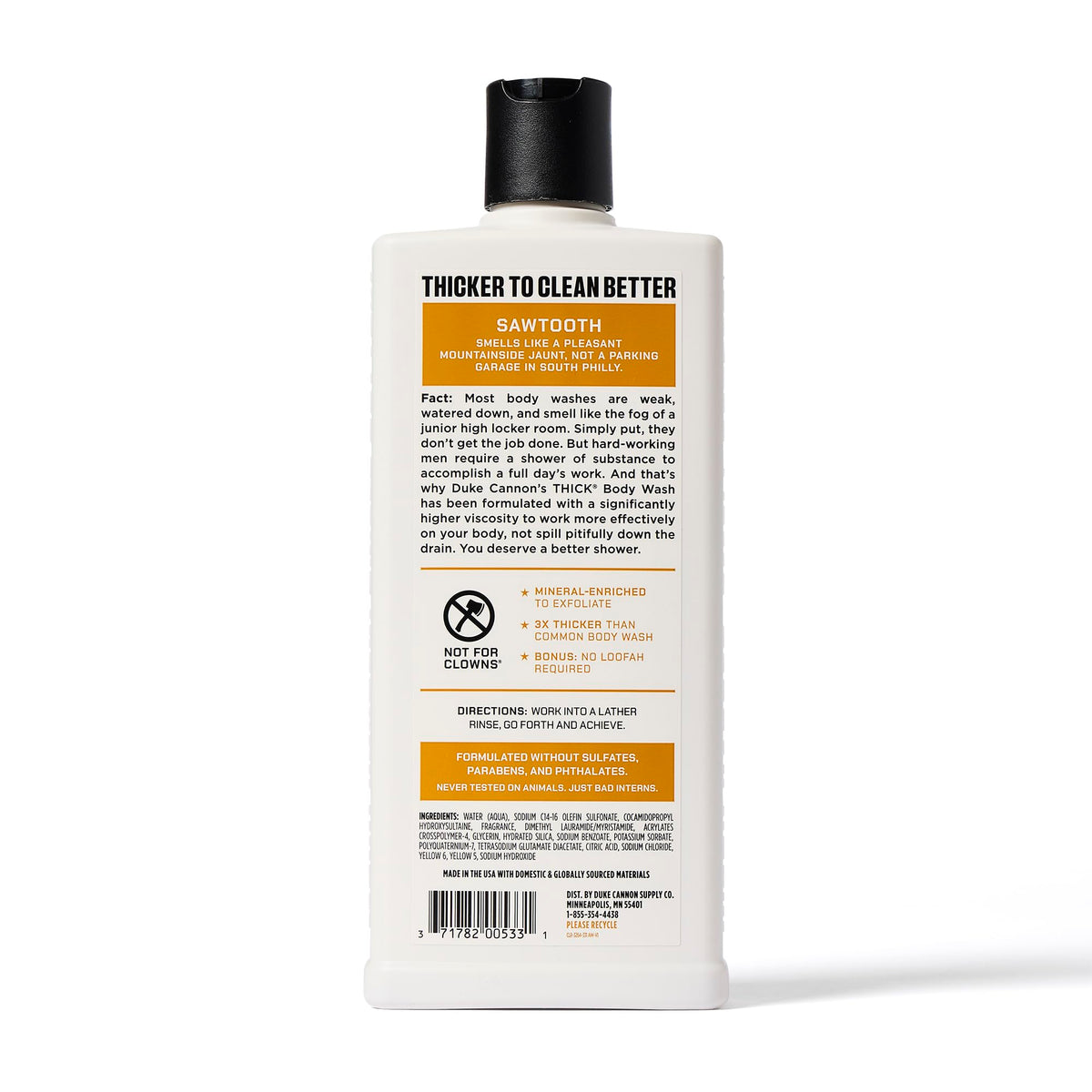 Duke Cannon plant-based ingredients signal gentle, natural cleansing