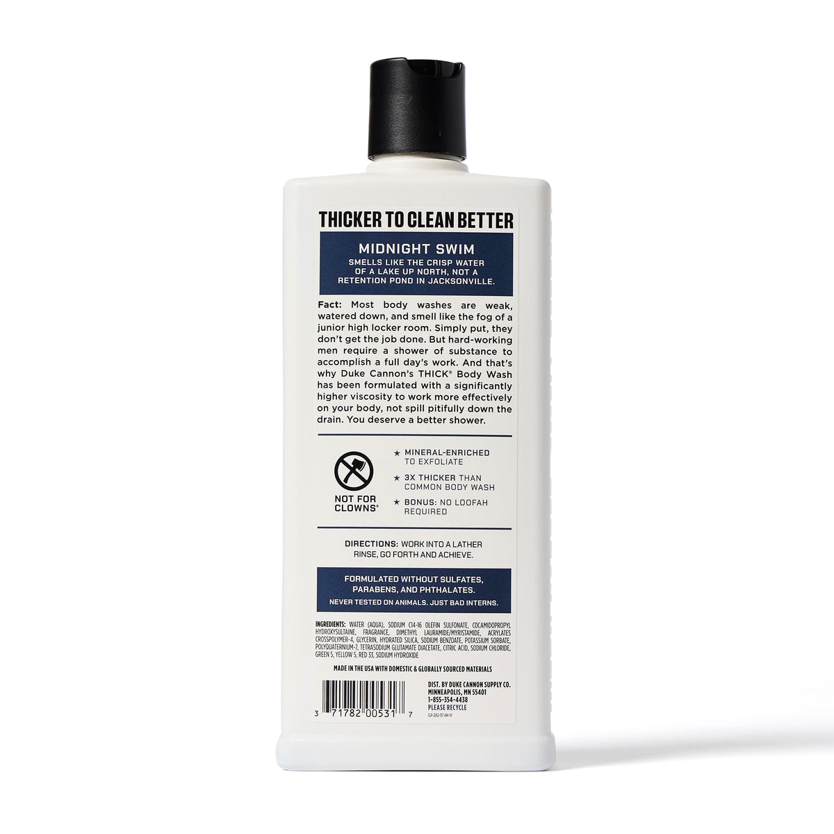 Duke Cannon texture close-up reveals mineral-enriched hydration