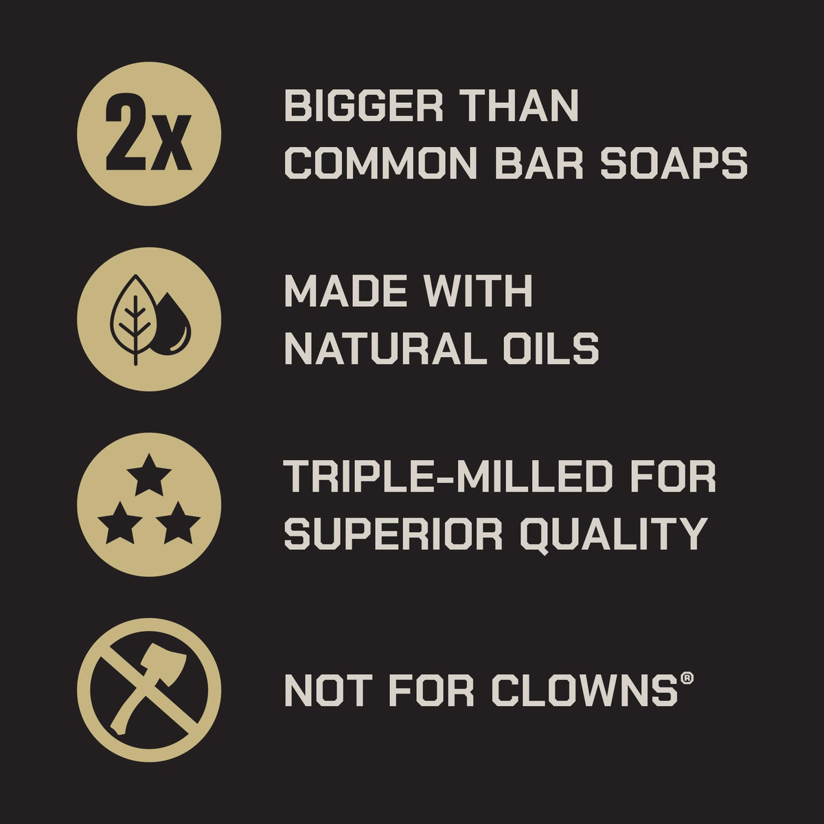 Duke Cannon Bourbon Soap closeup reveals triple milled texture and quality.