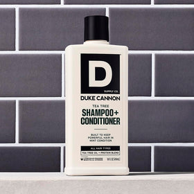 Duke Cannon daily grooming routine photo with 2-in-1 wash