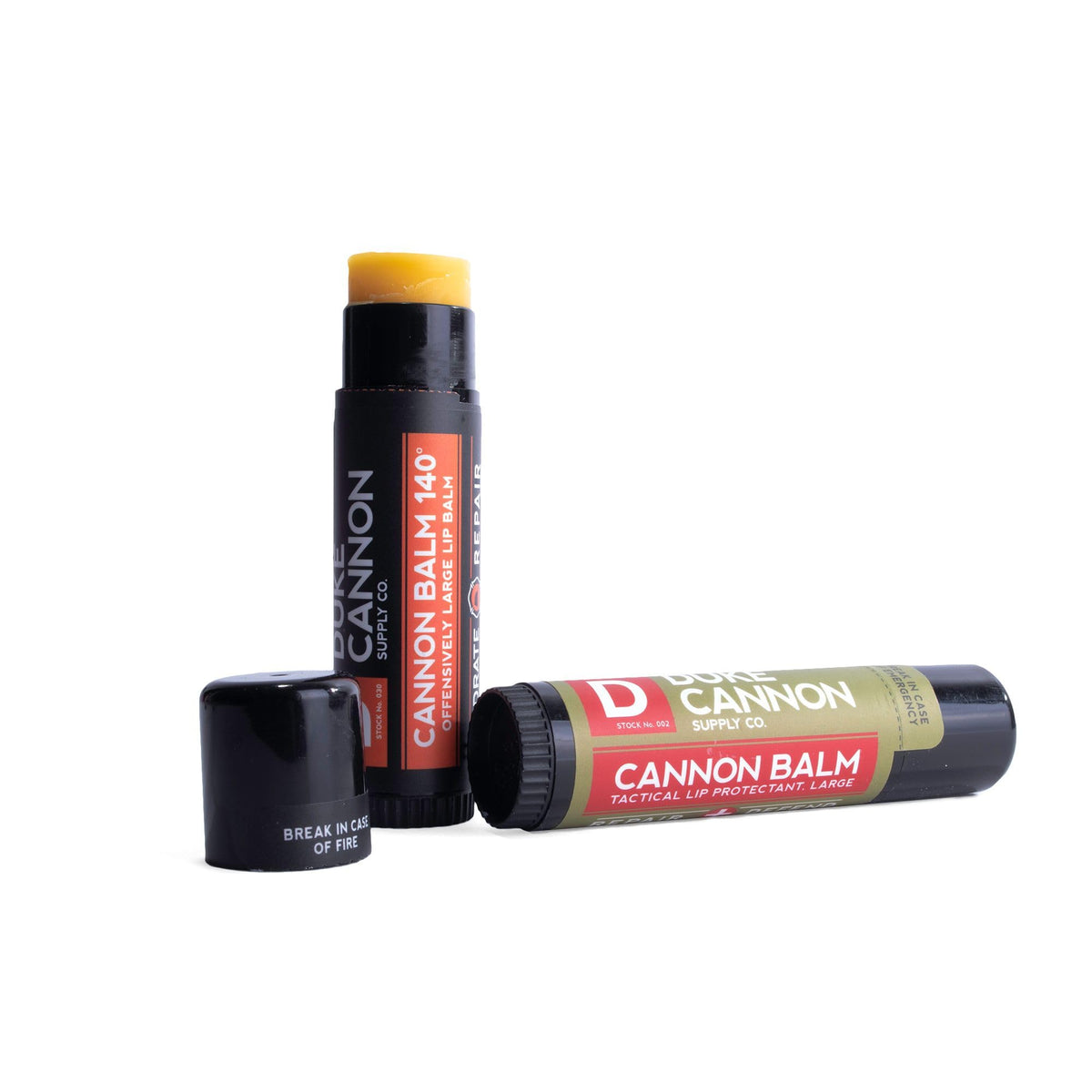 Duke Cannon Fresh Mint lip balm for daily outdoor use.