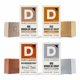 Duke Cannon Supply Co. Large Bar Soap Bundle Gun Smoke: rugged scent and long-lasting lather for daily cleansing.