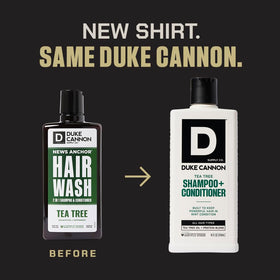 Duke Cannon menthol cooling sensation close-up on hair