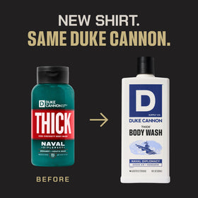Duke Cannon Naval Diplomacy lather shows thick, rich foam for thorough cleansing.