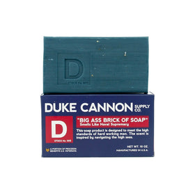 Two Duke Cannon Naval Diplomacy bars offering long-lasting cleansing.