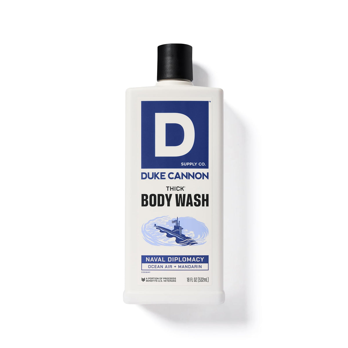 Duke Cannon paraben free formula supports skin-friendly cleansing.