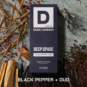 Duke Cannon Proper Cologne spray mist demonstrates easy application and lasting scent