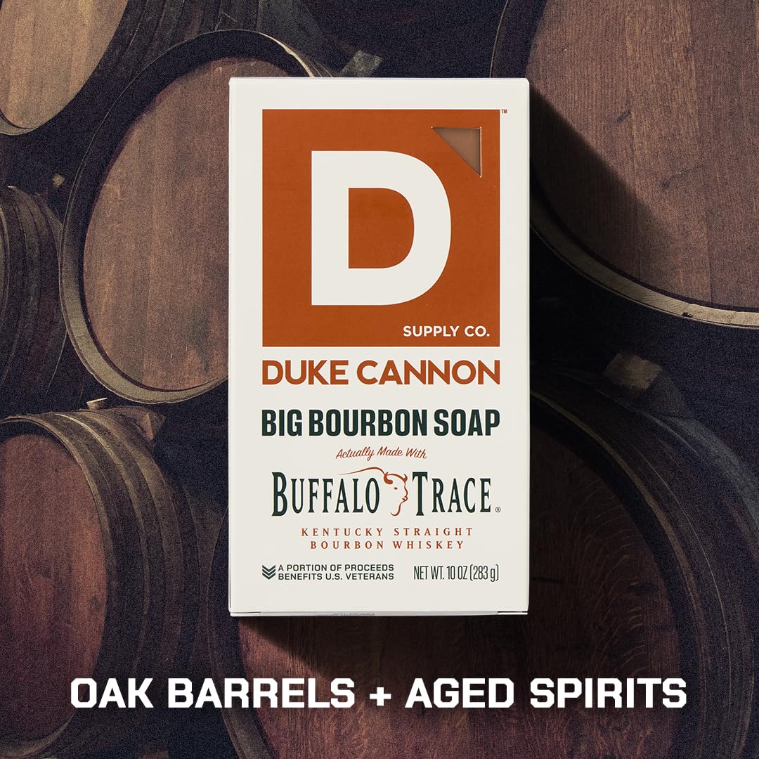 Duke Cannon Soap Lather close-up, showcasing rich foam and moisturizing feel.