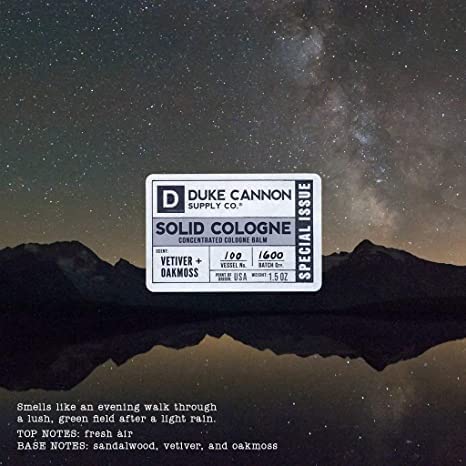 Duke Cannon special issue scent blends modern freshness with classic warmth