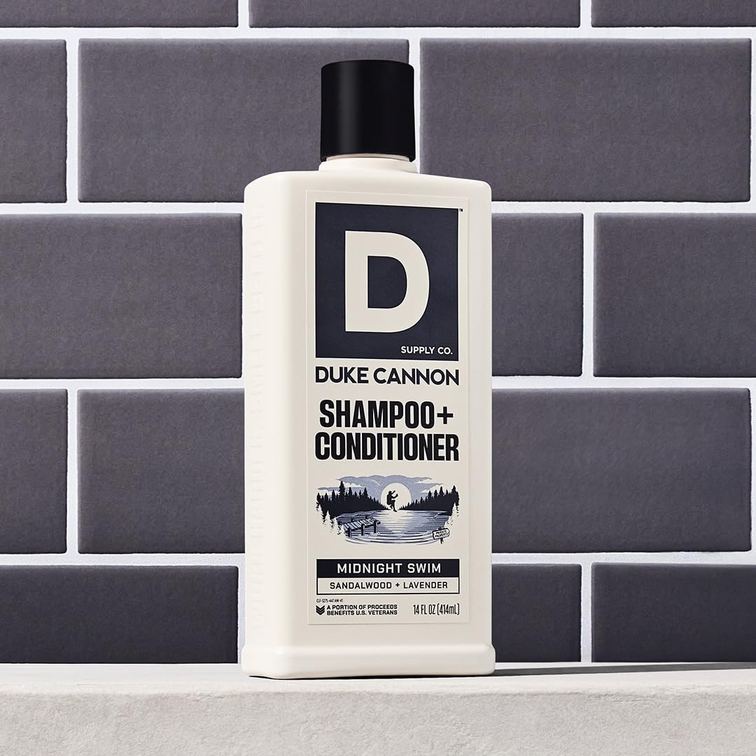 Duke Cannon sulfate-free formula label close-up