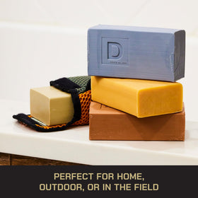 Duke Cannon Tactical Scrubber ideal for home showers and everyday cleaning routines.