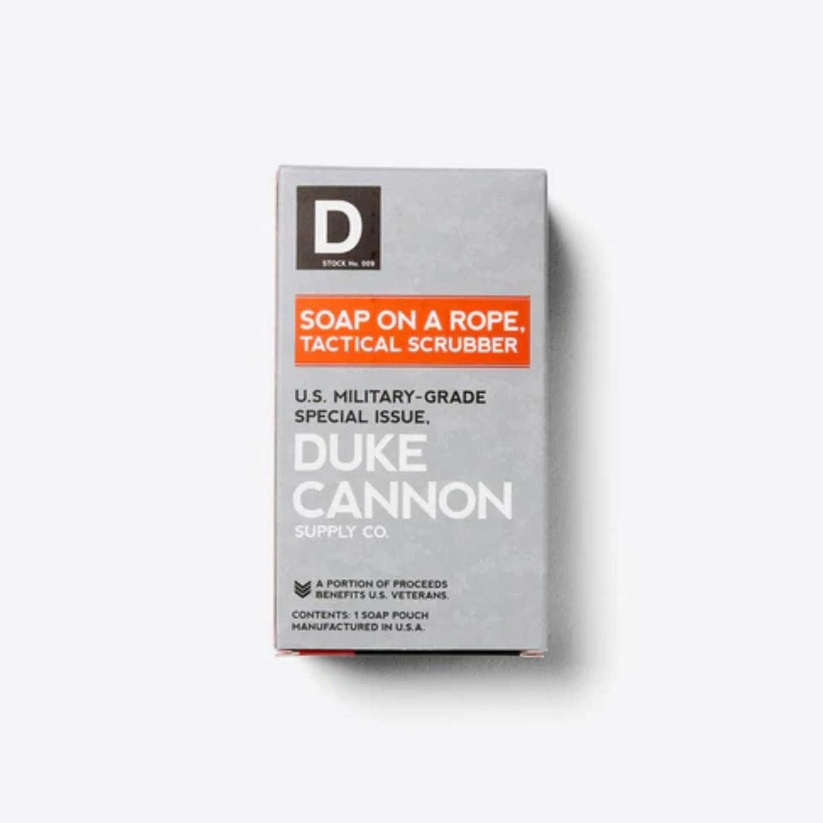Duke Cannon Tactical Scrubber suited for outdoor adventures and rugged field use.
