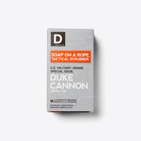 Duke Cannon Tactical Scrubber suited for outdoor adventures and rugged field use.