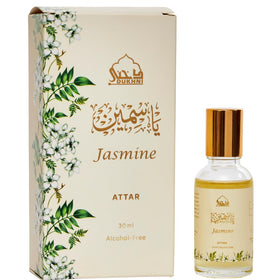 Dukhni Jasmine Attar Oil roll-on 30ml for on-the-go fragrance