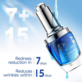 Dumie serum texture close-up shows smooth, lightweight consistency.
