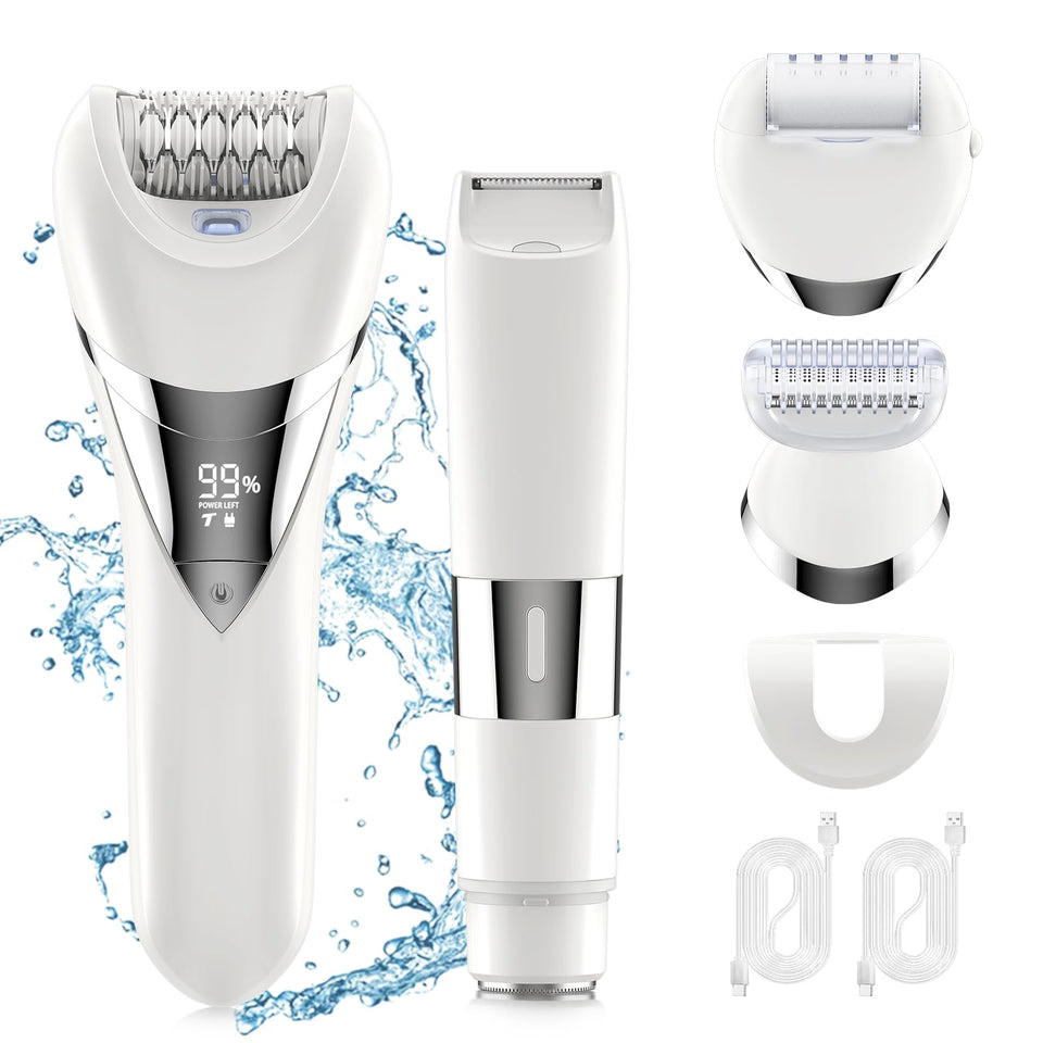 Dumite electric bikini epilator front view for confident full-body grooming.