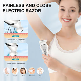 Dumite five-in-one attachments closeup enables versatile grooming options.