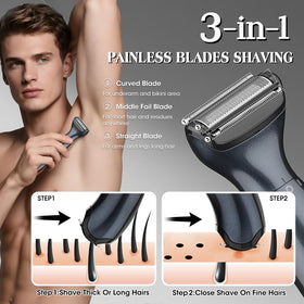 Dumite Manscape Ball Trimmer close-up of ceramic blade for smooth trimming