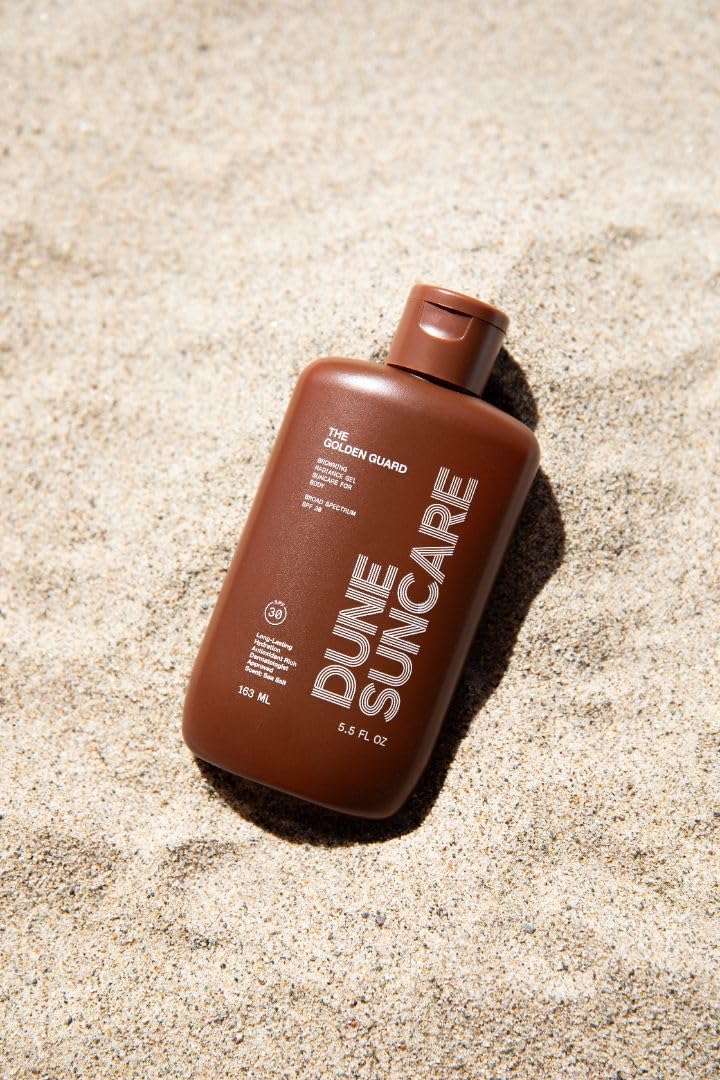DUNE Suncare Golden Guard watermelon oil ingredient close-up for skin nourishment.