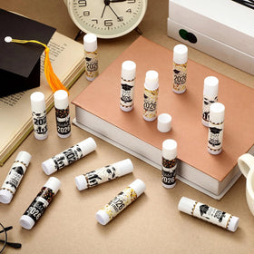 Dunzy lip balm labels help guests recognize flavors quickly at celebrations.