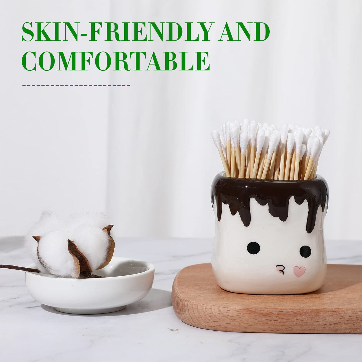Dunzy pet care cotton swabs designed for gentle, versatile tasks.