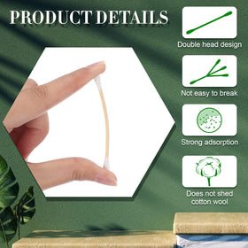 Dunzy travel-size cotton swabs pack ideal for on-the-go use.