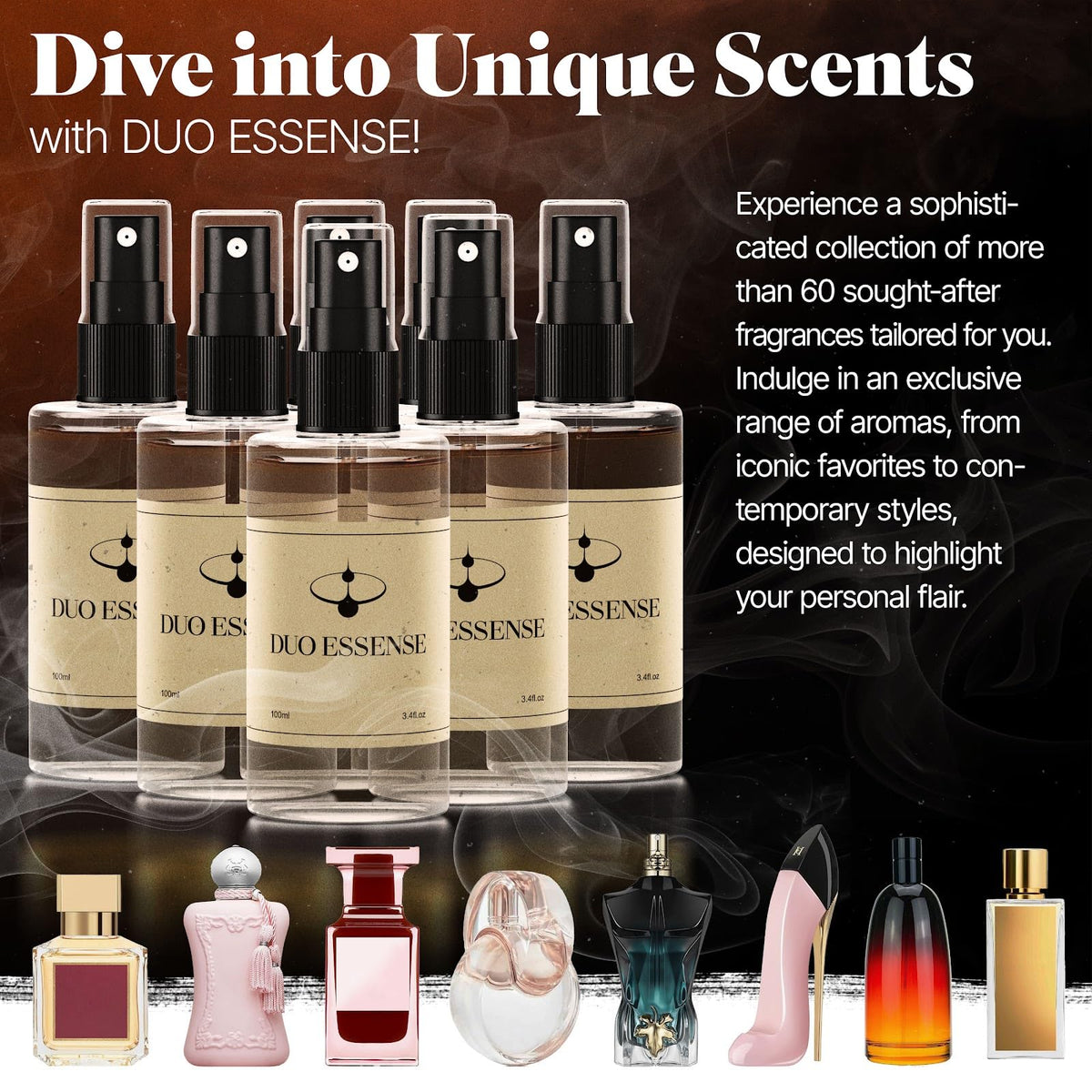 Duo Essense cap detail highlights premium finish and portability.