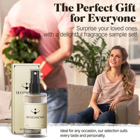Duo Essense recyclable bottle materials support eco-conscious use.