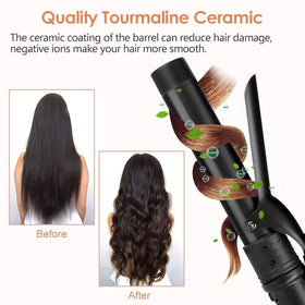 Duomishu 0.74-inch barrel for tight curls and ringlets.